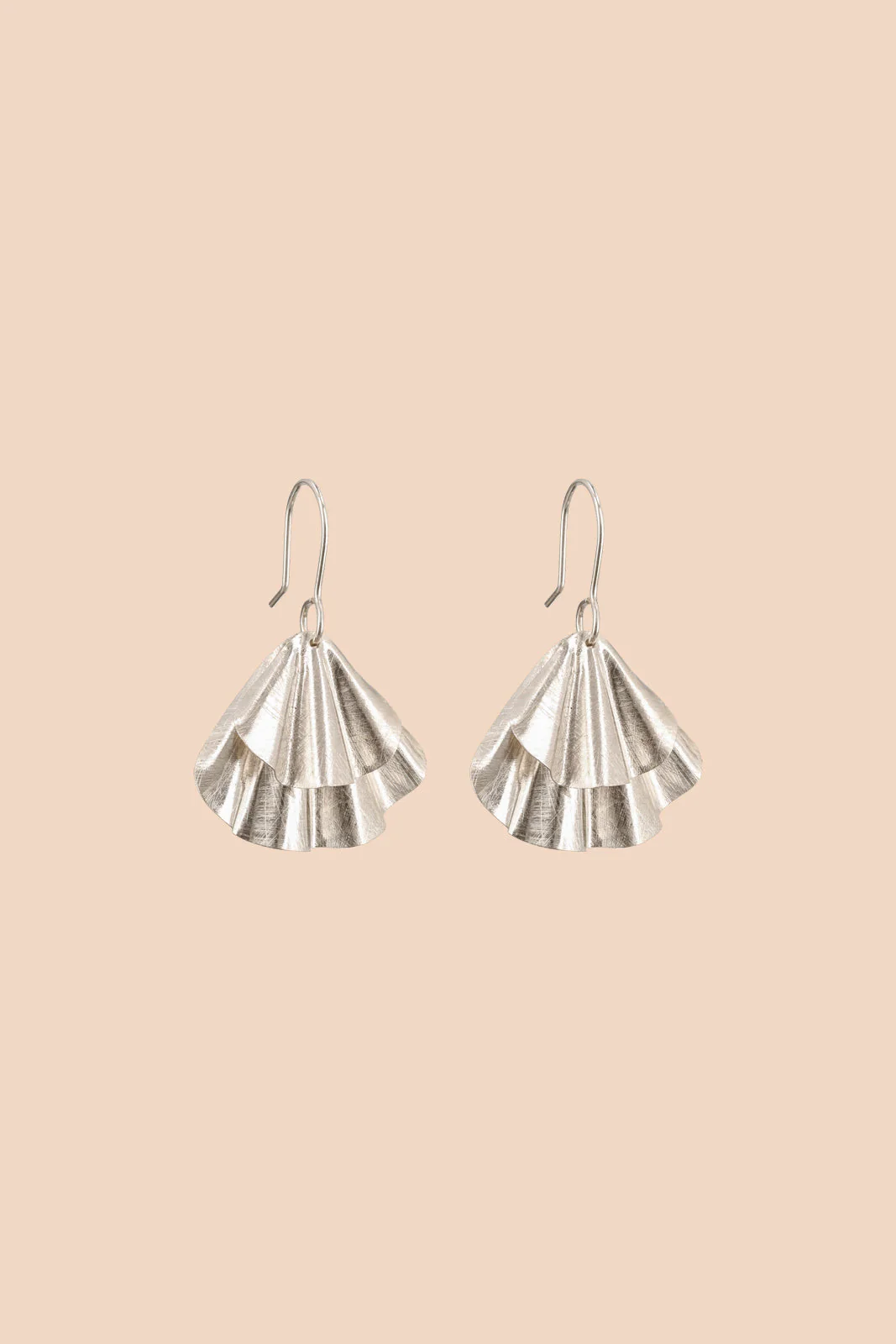 Ada Earrings, Silver