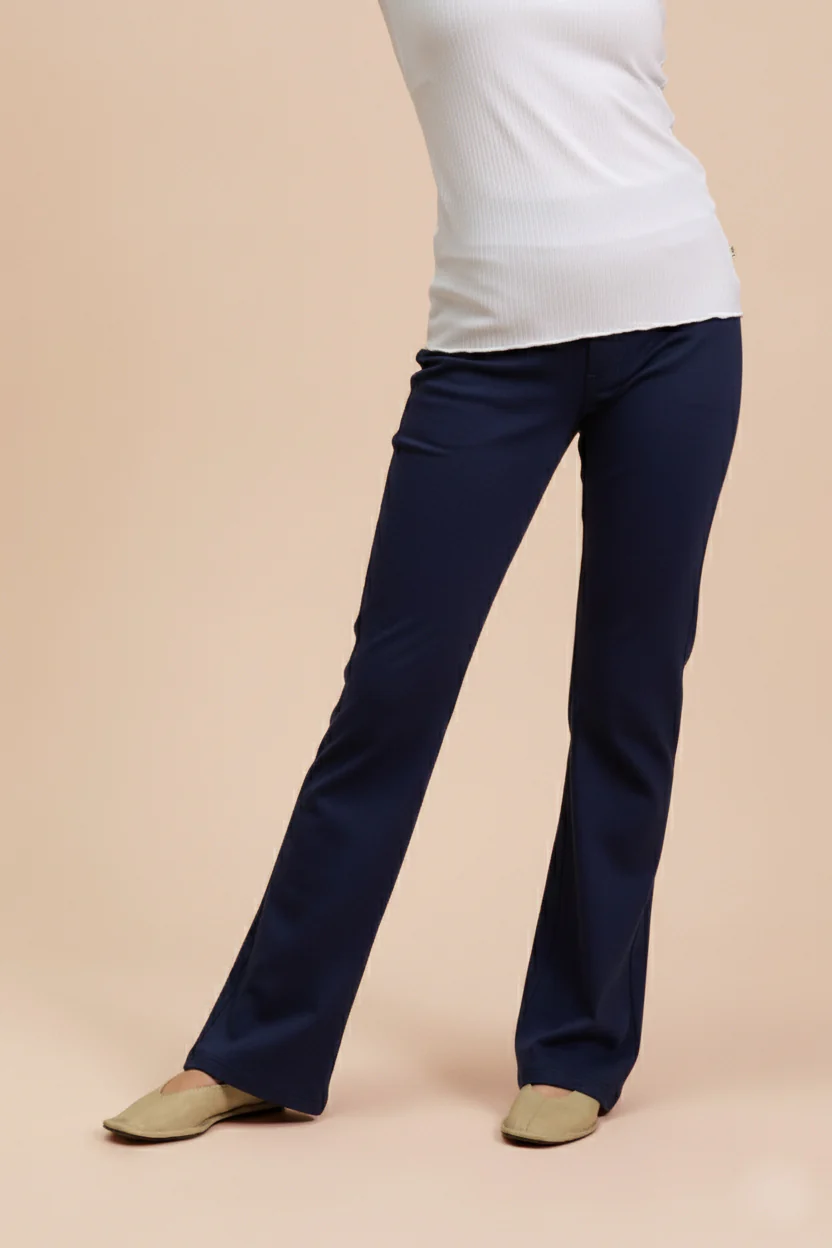 Flare Pants, Dark Blue - Image 2