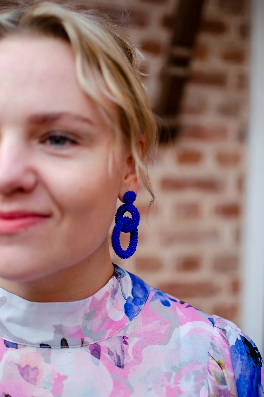 Gia Earrings, Royal Blue - Image 9