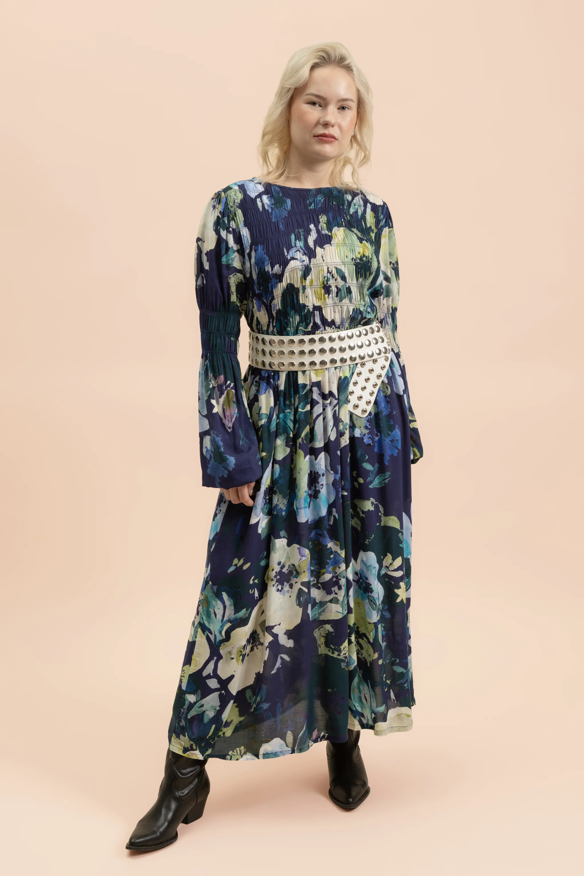 Muse Dress, Blue Anemone - Image 10