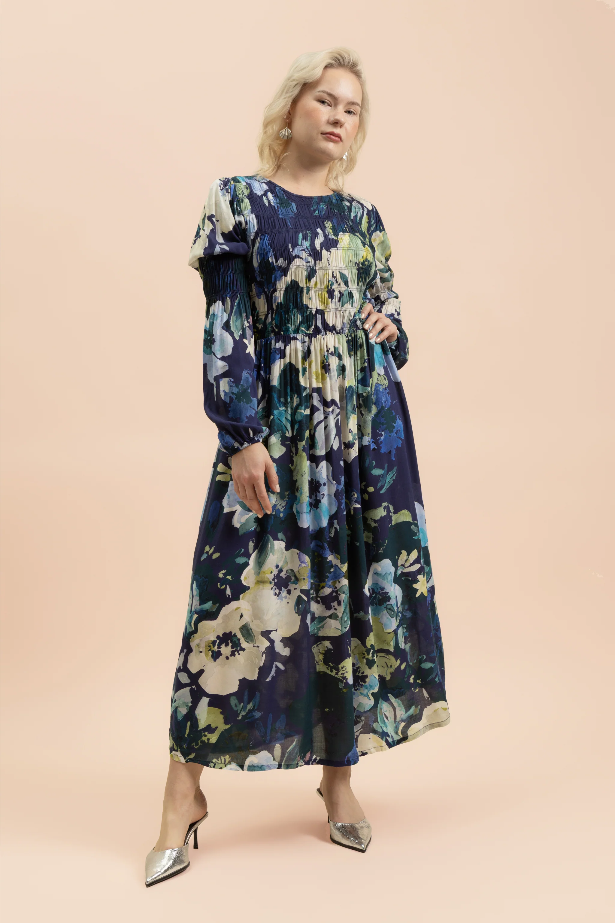 Muse Dress, Blue Anemone - Image 6