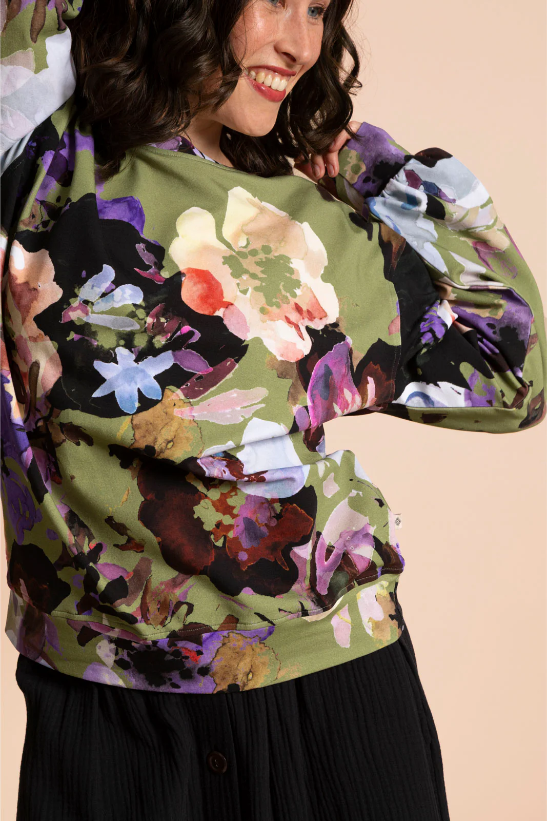 Sweatshirt, Olive Anemone - Image 5