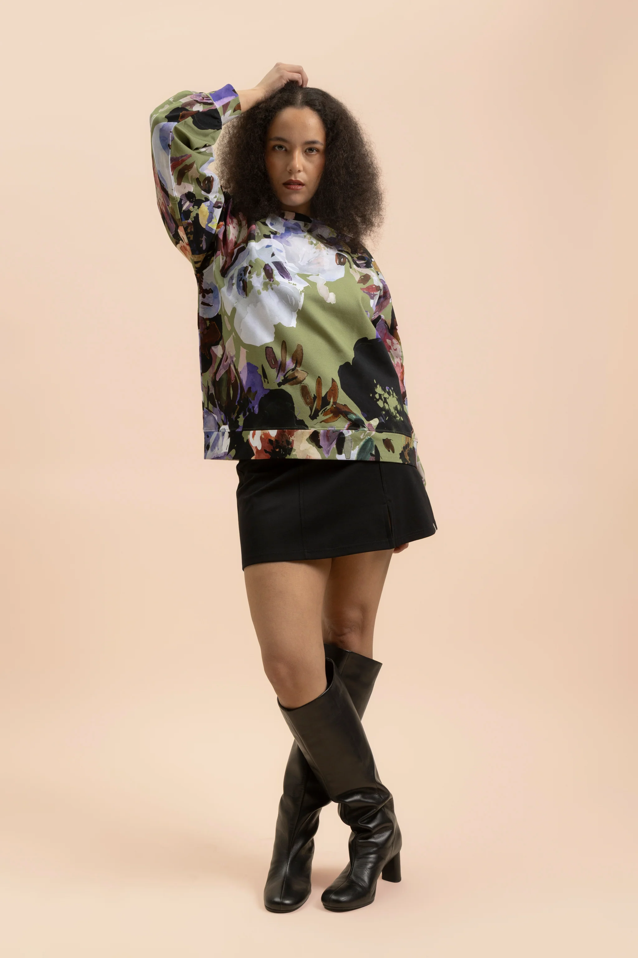 Sweatshirt, Olive Anemone - Image 6