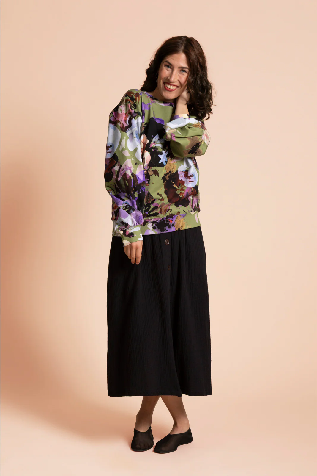 Sweatshirt, Olive Anemone - Image 9