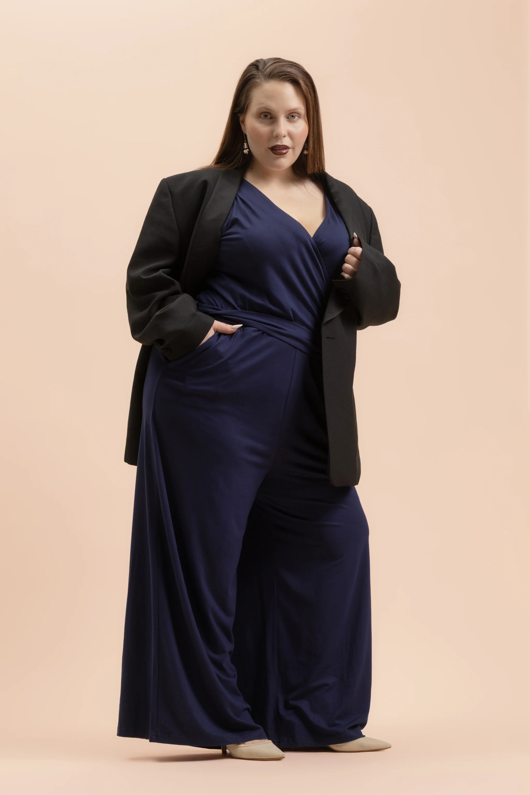 Soft Jumpsuit, Dark Blue - Image 10
