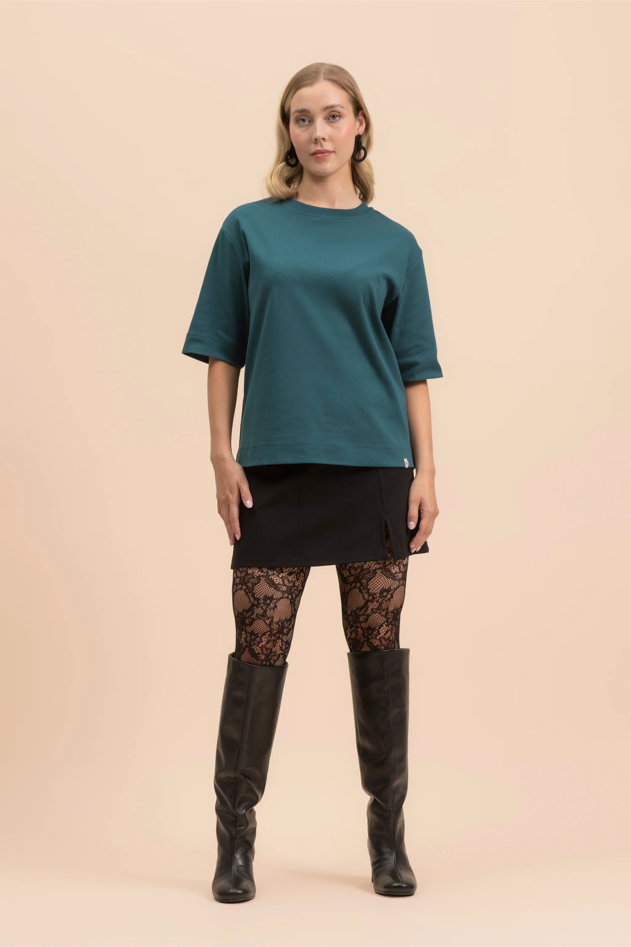 Comfy Mini Skirt, Black - Image 13