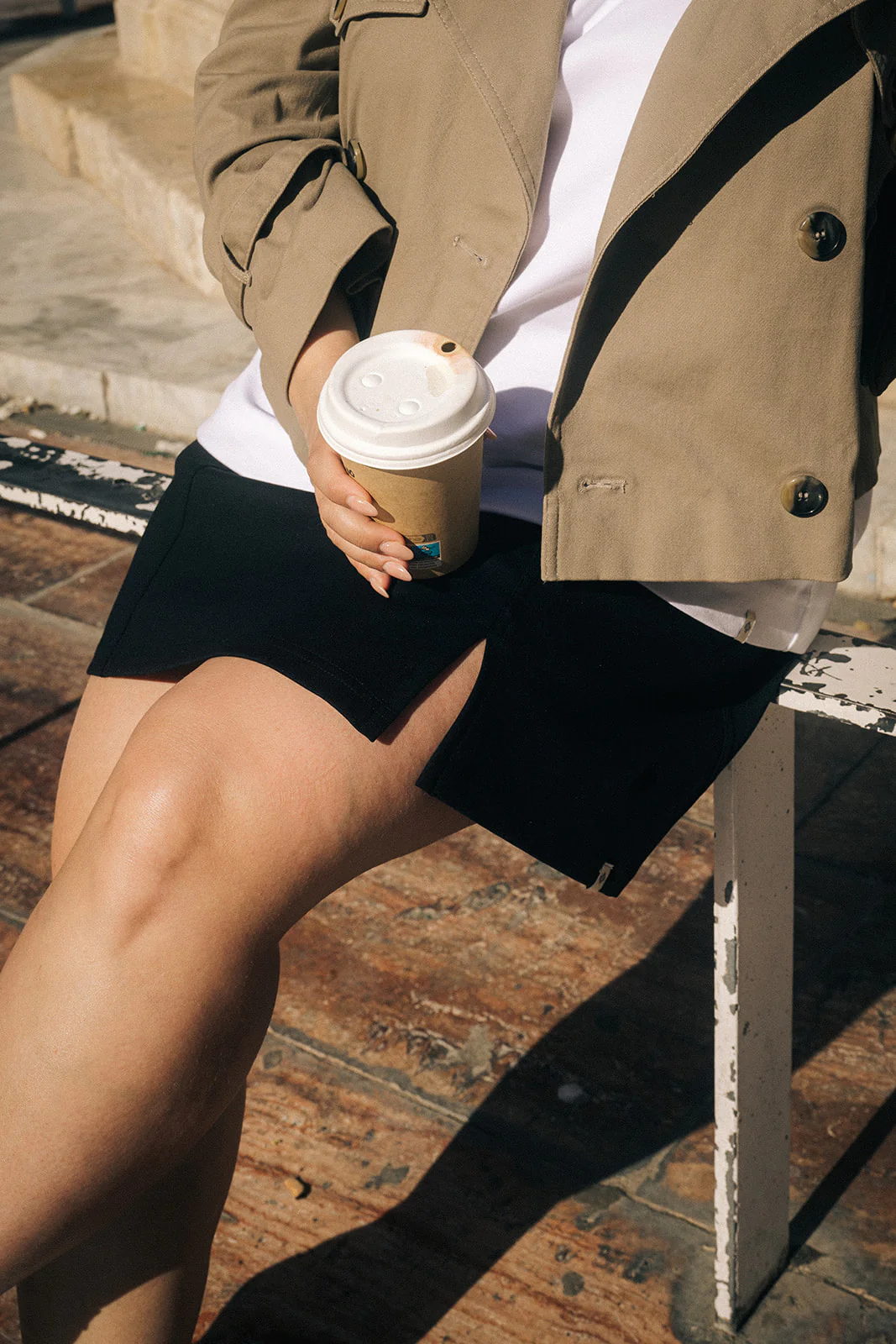 Comfy Mini Skirt, Black - Image 3