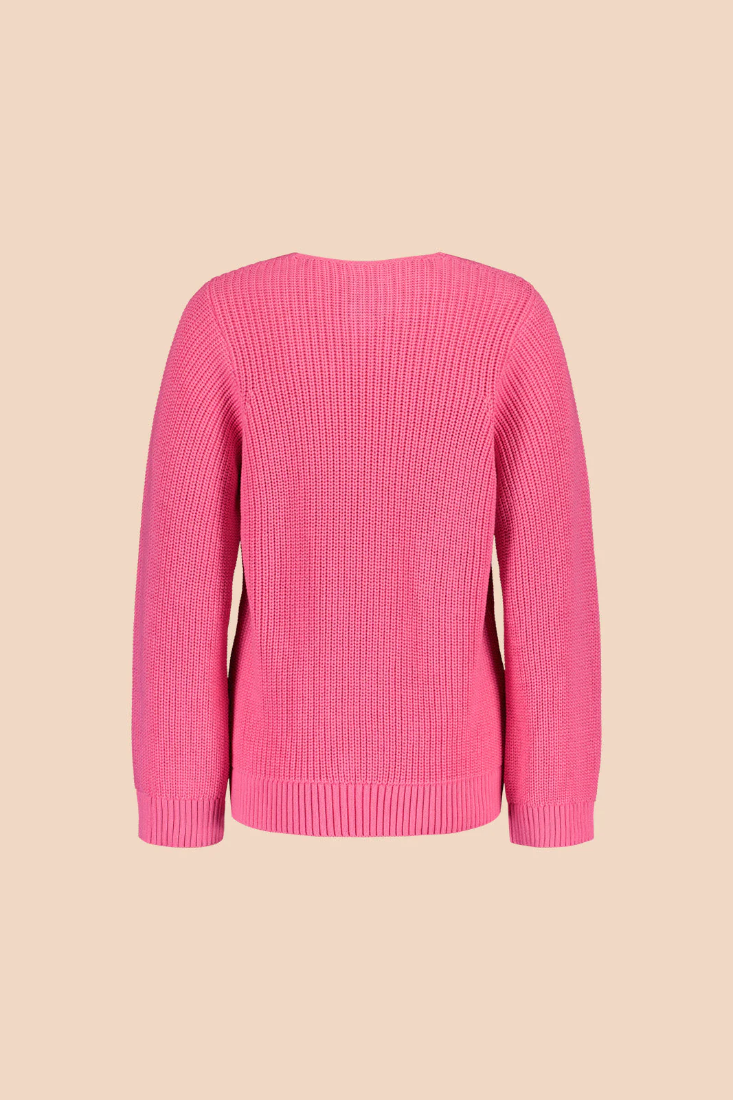 V-neck Jumper, Pink - Image 7