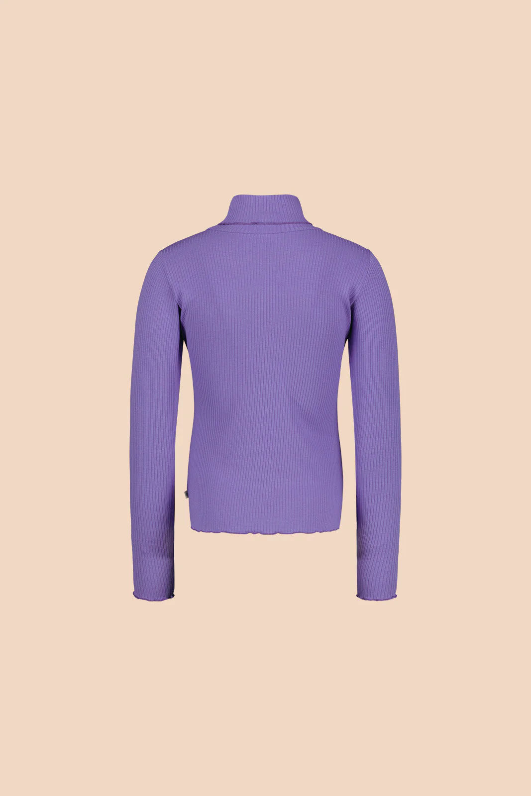 Rib Rollneck, Vivid Lavender - Image 6