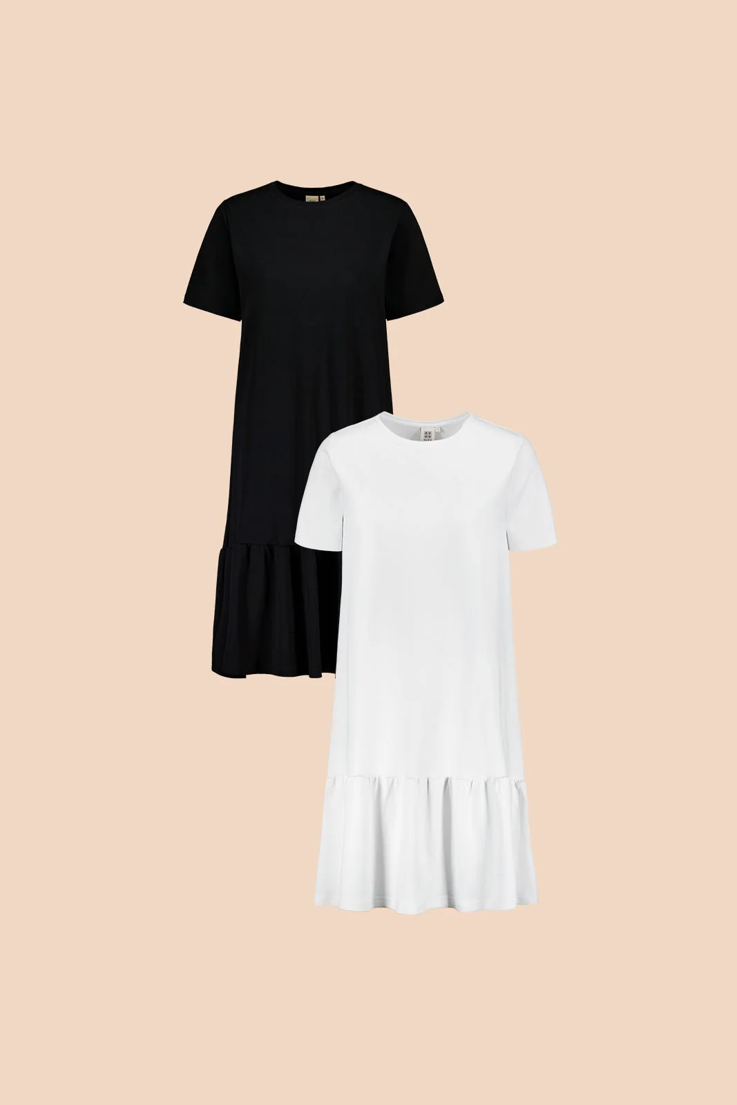 Ruffle T-Shirt Dress Duo