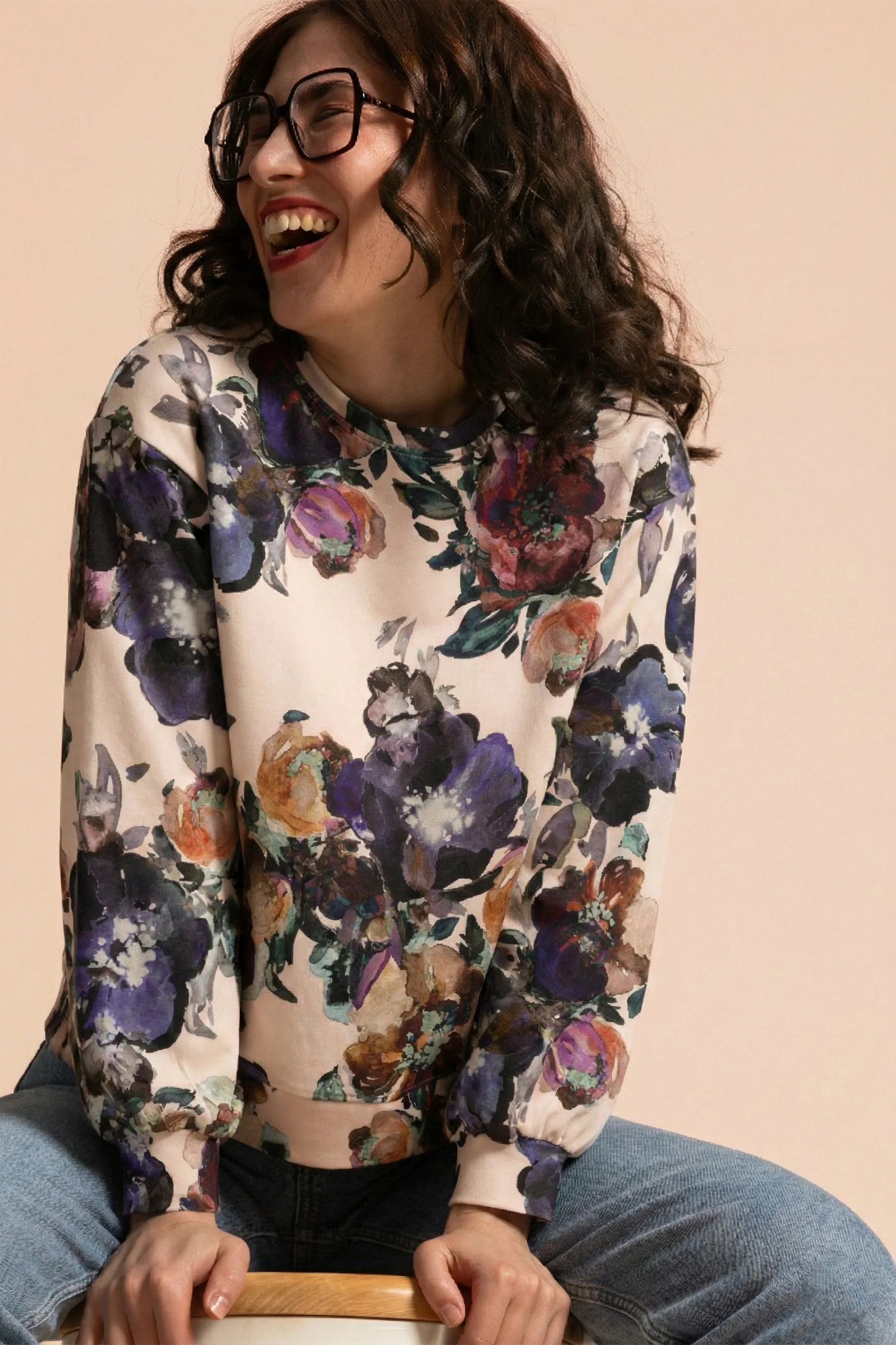 Sweatshirt, Roses