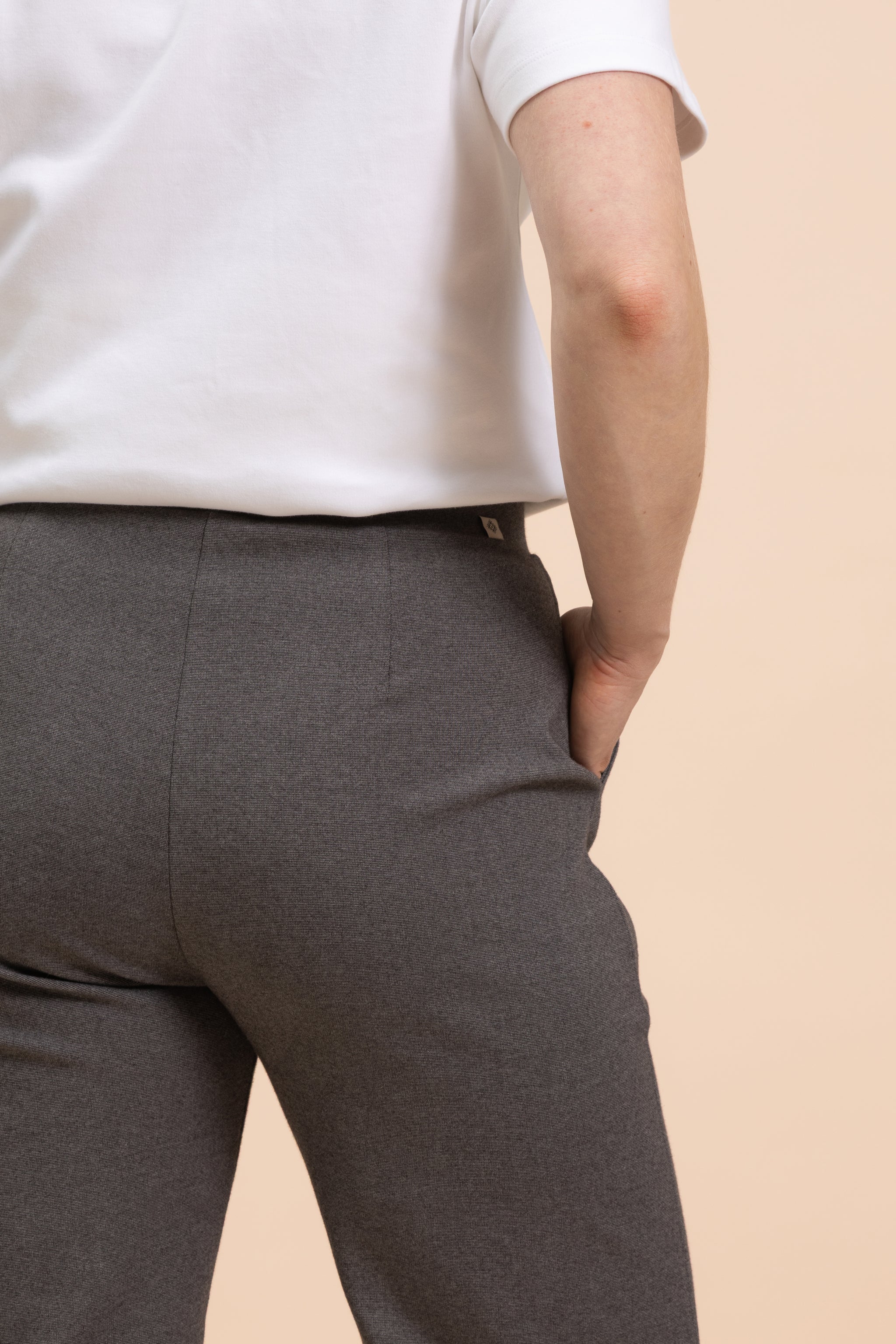 Comfy Slacks, Grey Melange - Image 4