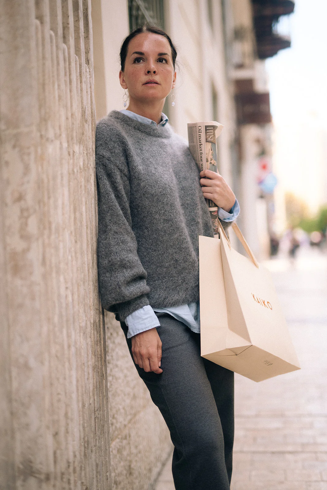 Comfy Slacks, Grey Melange - Image 6