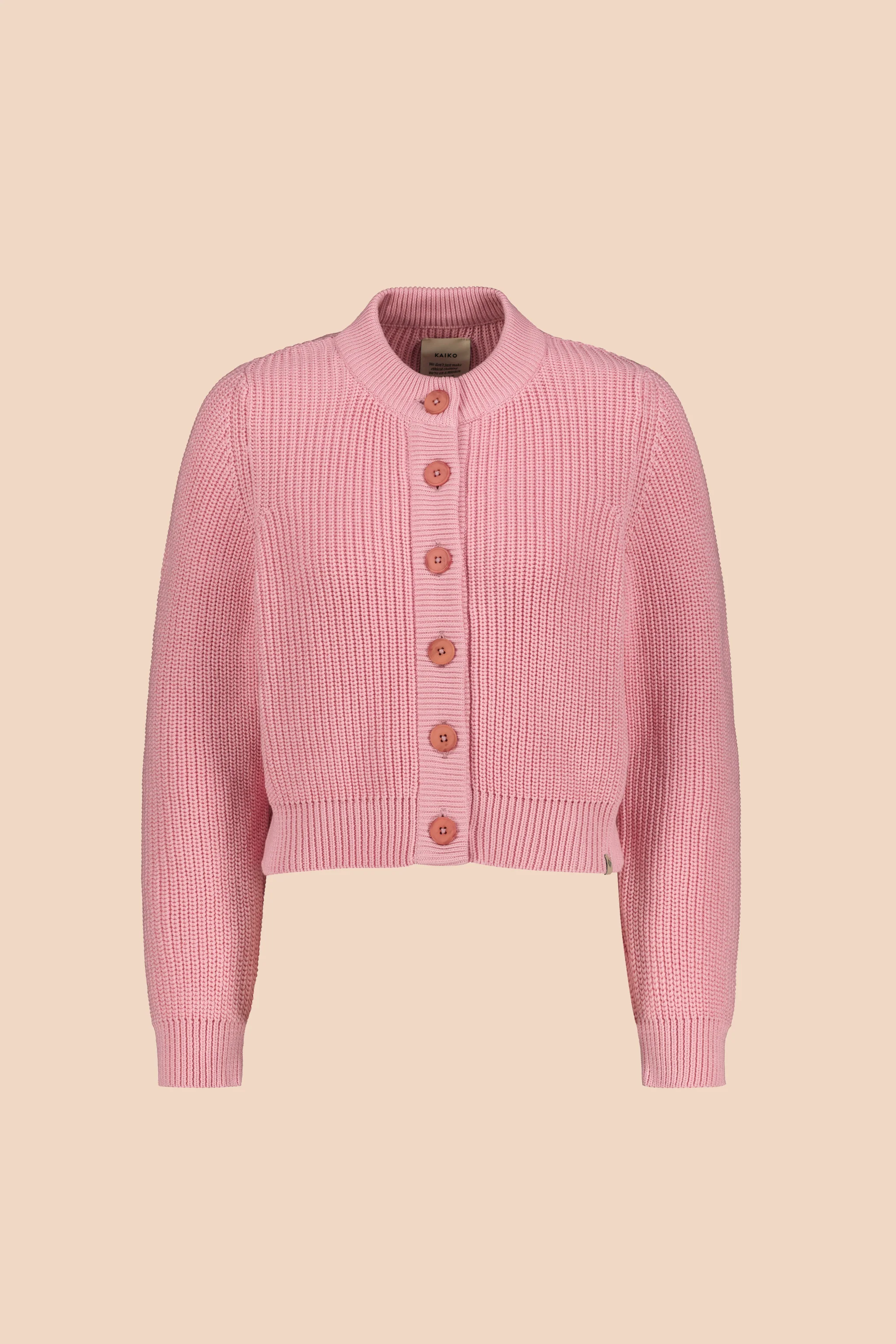 O-neck Cardigan, Marshmallow - Image 3