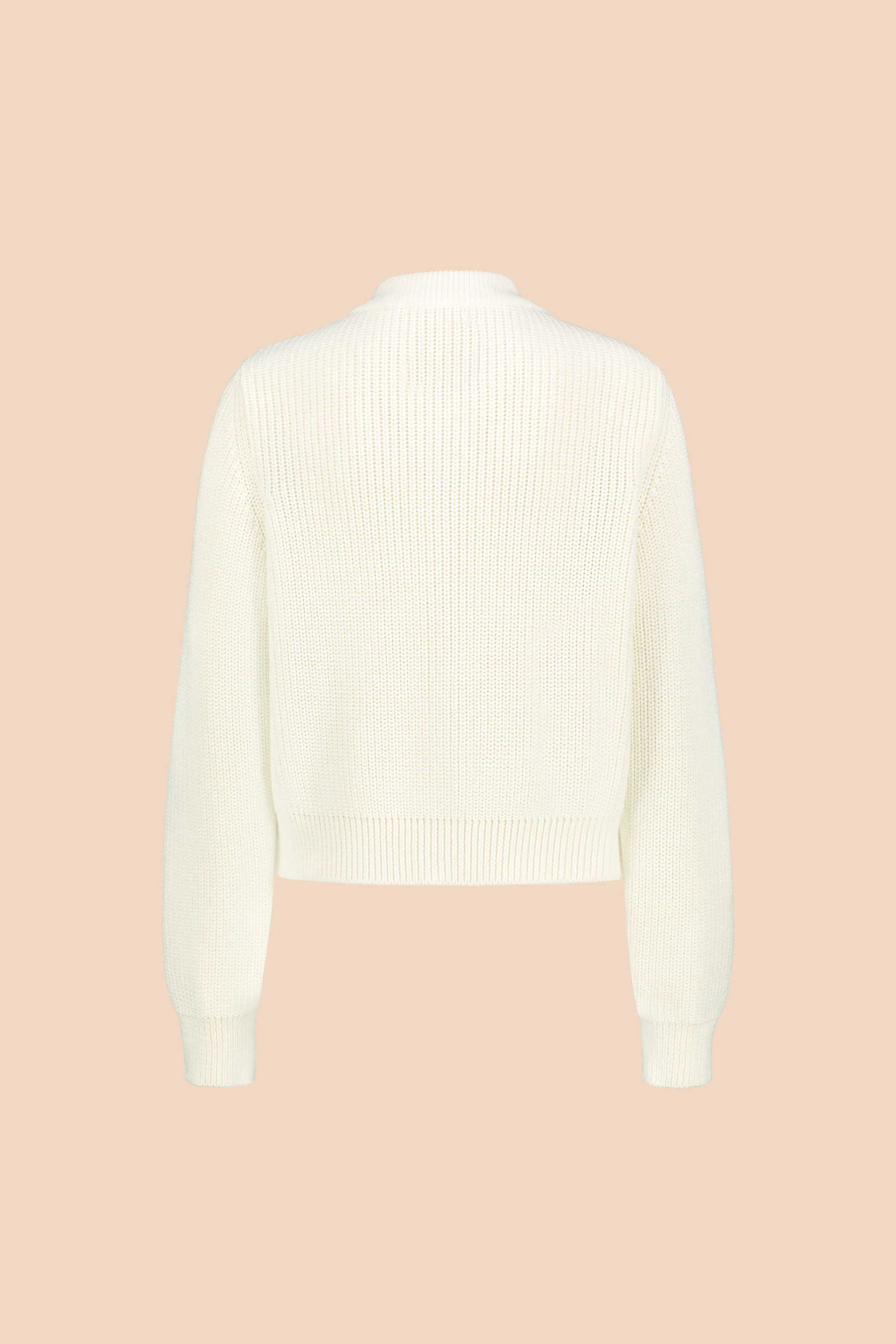 O-neck Cardigan, Offwhite - Image 21