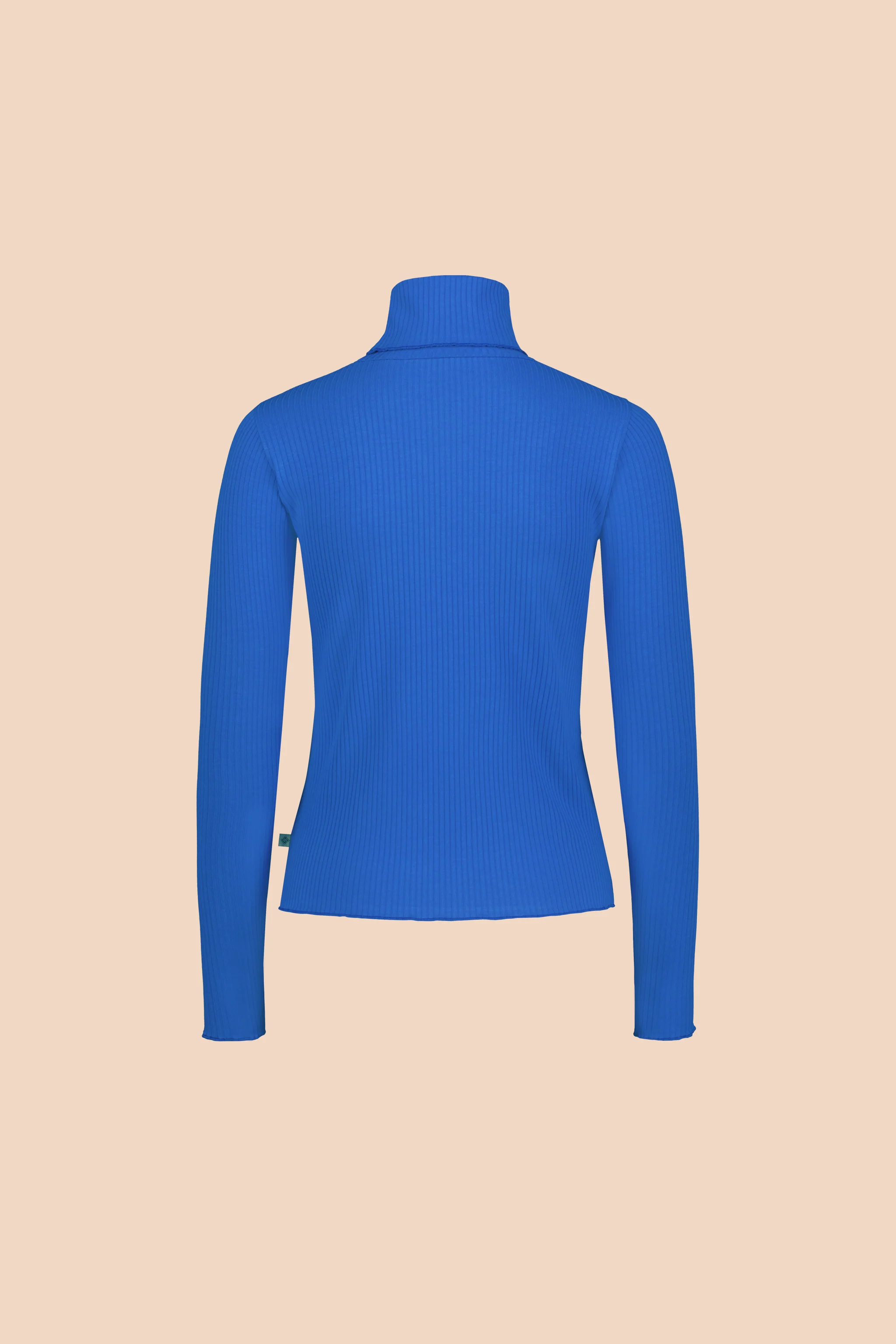 Rib Rollneck, Aquamarine - Image 4