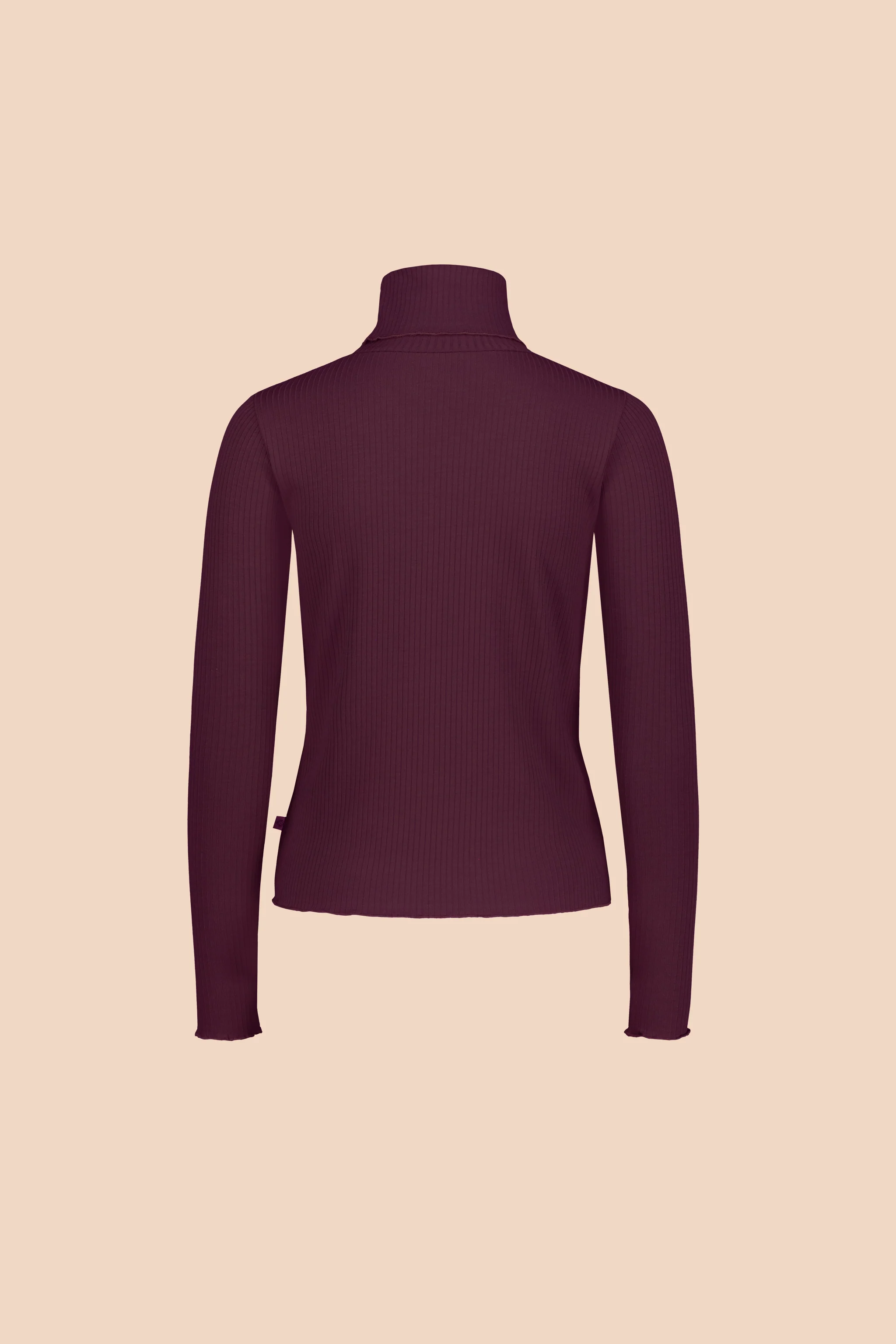 Rib Rollneck, Cherry - Image 12