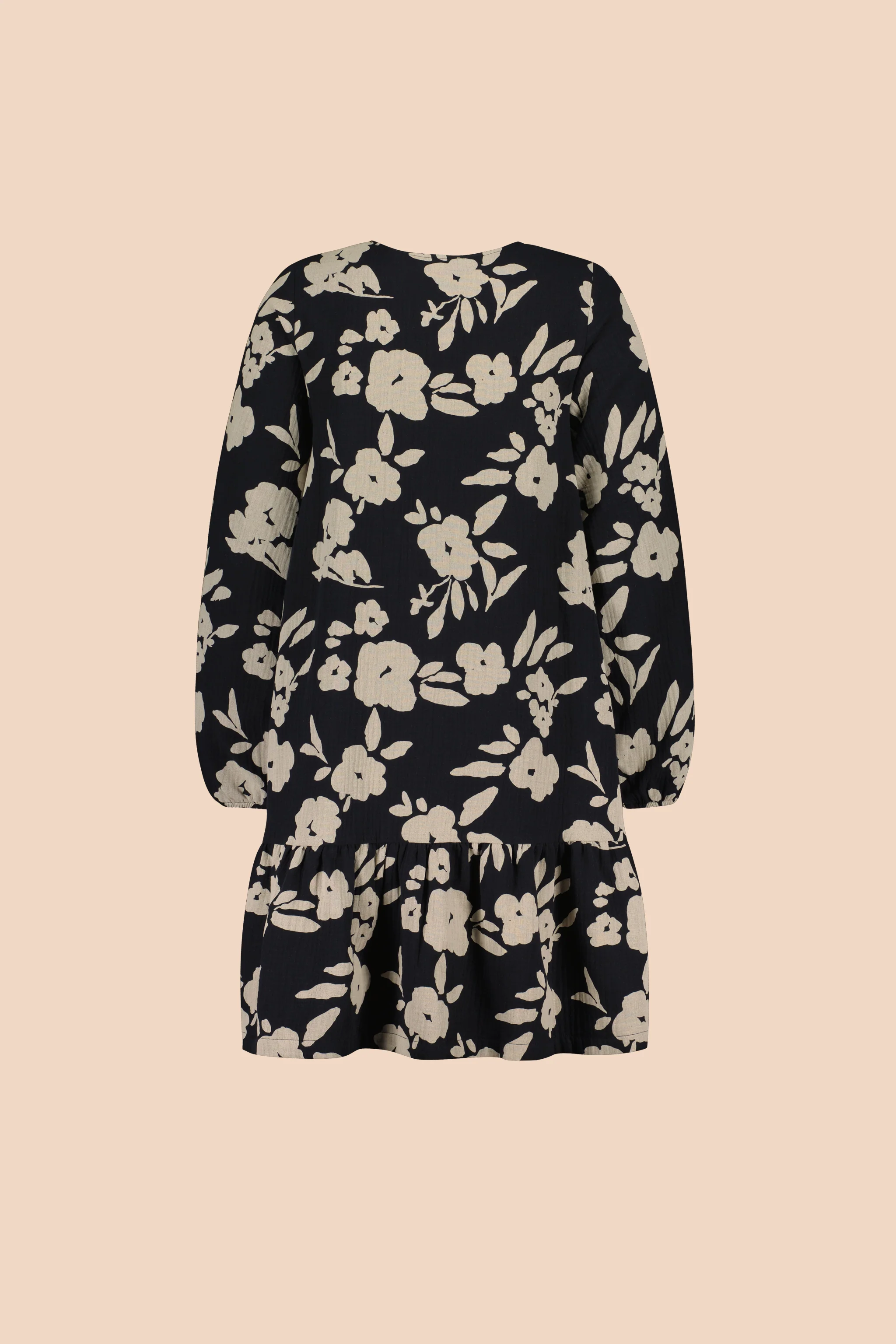 Ruffle Button Dress, Windflower - Image 5