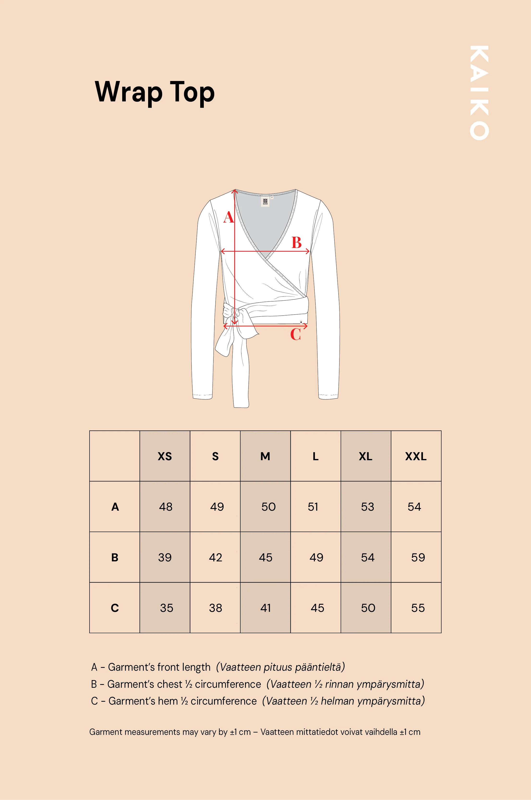 Wrap Top, Petrol Naia™ - Image 9
