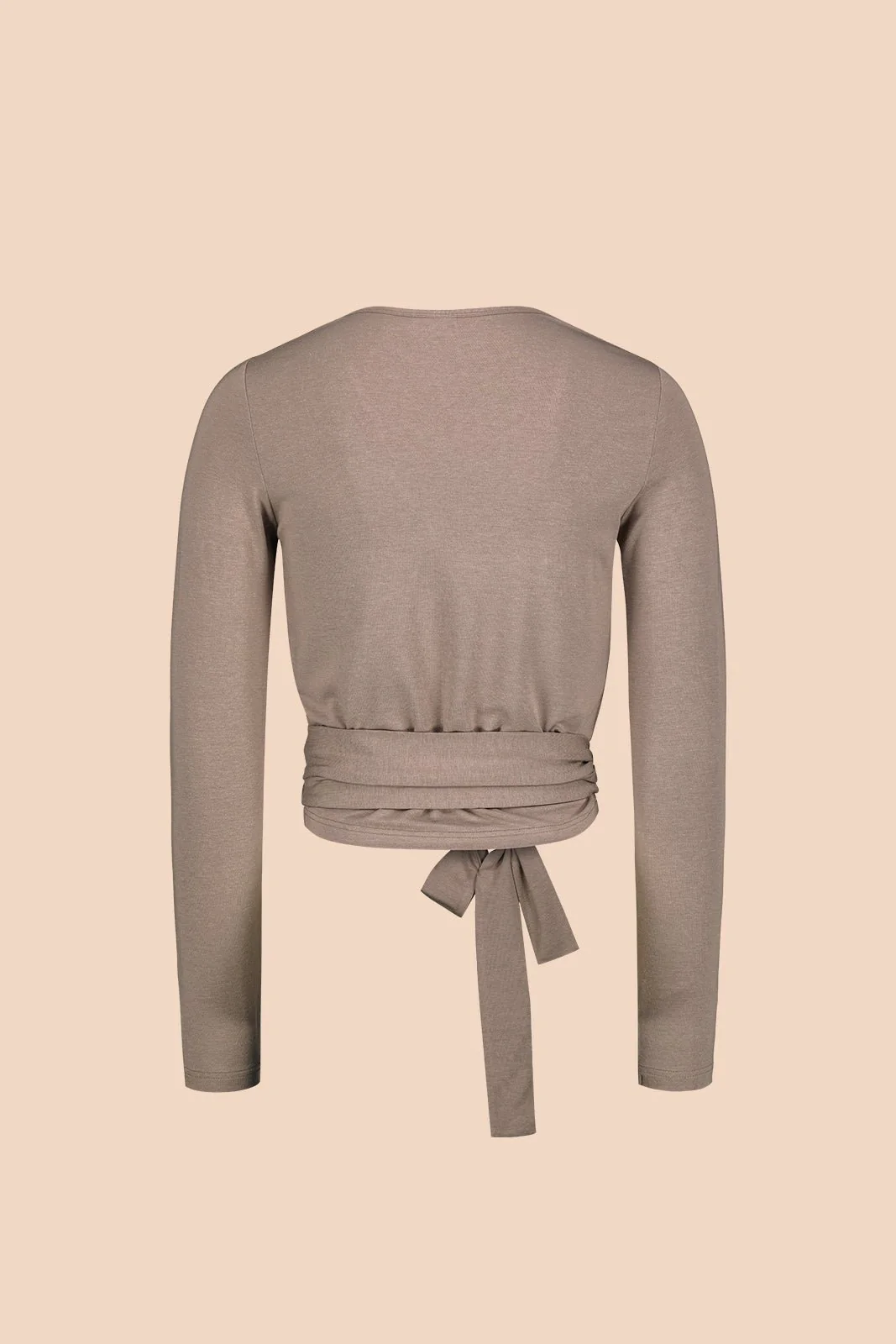 Wrap Top, Taupe Naia™ - Image 13