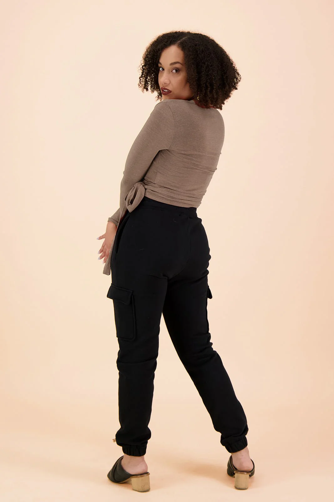 Wrap Top, Taupe Naia™ - Image 7